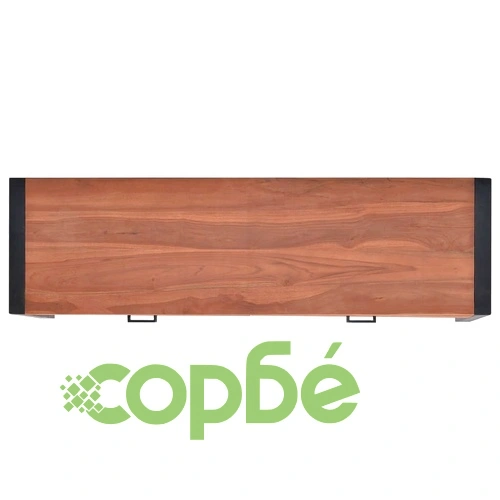 Бюро с 2 чекмеджета, 120x40x75 см, тиково дърво масив ➤ топ цена ➤ sorbe.bg