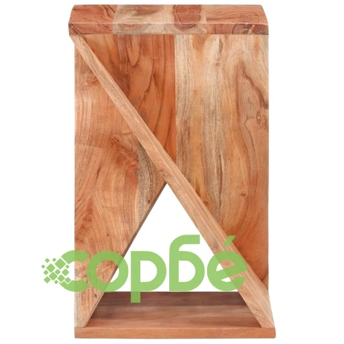 Странична маса, 35x35x55 cм, акациево дърво масив ➤ топ цена ➤ sorbe.bg