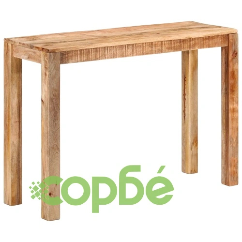 Конзолна маса, 110x35x76 см, грубо мангово дърво  ➤ топ цена ➤ sorbe.bg