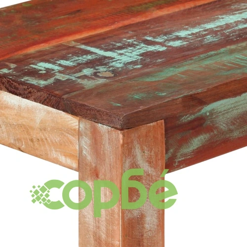 Конзолна маса, 110x35x76 см, регенерирано дърво масив ➤ топ цена ➤ sorbe.bg