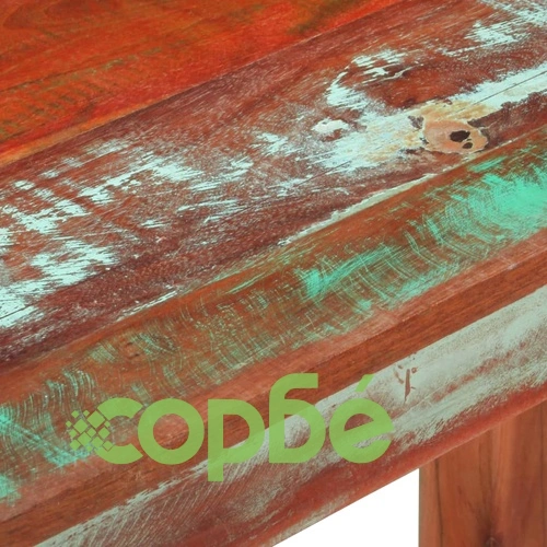 Конзолна маса, 110x35x76 см, регенерирано дърво масив ➤ топ цена ➤ sorbe.bg