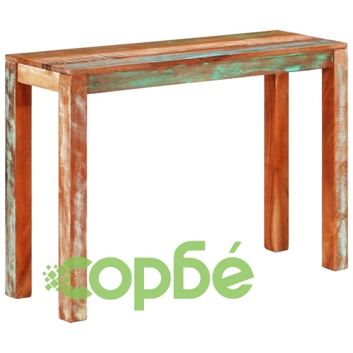 Конзолна маса, 110x35x76 см, регенерирано дърво масив ➤ топ цена ➤ sorbe.bg