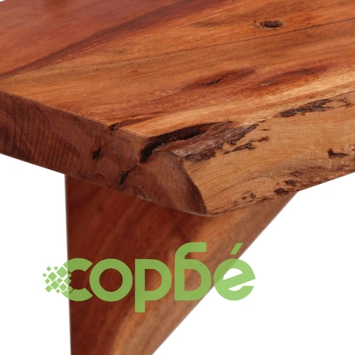 Стенни рафтове, 2 бр, 110x20x18 см, акациево дърво масив ➤ топ цена ➤ sorbe.bg