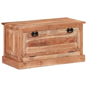Пейка за съхранение на обувки, 85x40x45 cм, акациево дърво масив
