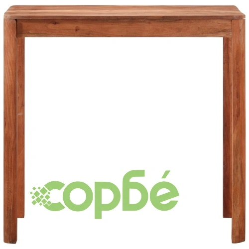 Бар маса, акация масив с меден финиш, 110x55x106 см ➤ топ цена ➤ sorbe.bg