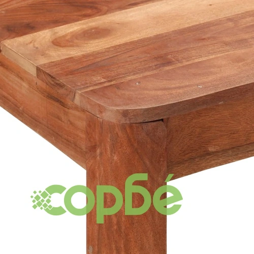 Бар маса, акация масив с меден финиш, 110x55x106 см ➤ топ цена ➤ sorbe.bg