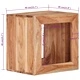 Табуретка 40x30x40 см масивно дърво акация