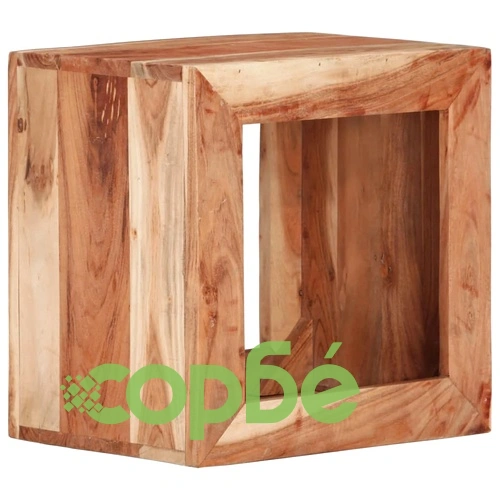 Табуретка 40x30x40 см масивно дърво акация ➤ топ цена ➤ sorbe.bg