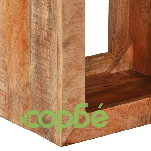 Табуретка 40x30x40 см масивно дърво манго ➤ топ цена ➤ sorbe.bg