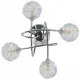 Лампа за таван с мрежести телени абажури за 4 LED крушки G9
