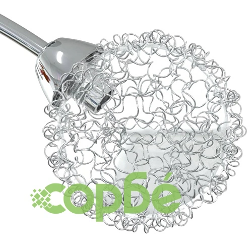 Лампа за таван с мрежести телени абажури за 4 LED крушки G9 ➤ топ цена ➤ sorbe.bg