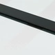 Плъзгаща се врата с обков черна 76x205 см ESG стъкло