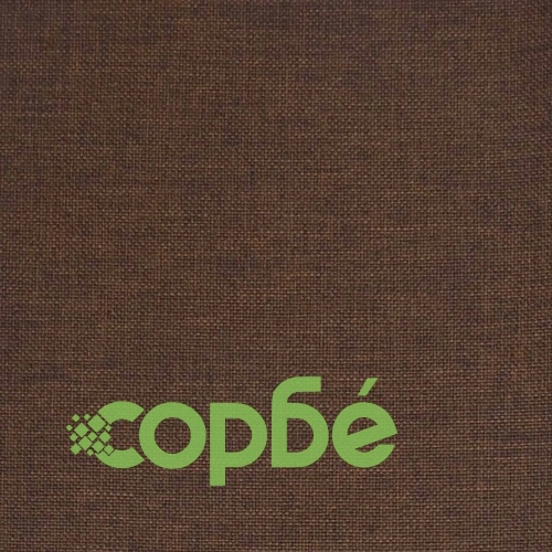 Трапезни столове, 2 бр, тъмнокафяви, текстил ➤ топ цена ➤ sorbe.bg