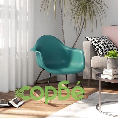 Люлеещ се стол, тюркоаз, PP ➤ топ цена ➤ sorbe.bg