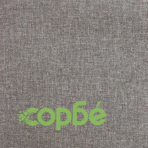Люлеещ се стол, светлосив, текстил ➤ топ цена ➤ sorbe.bg