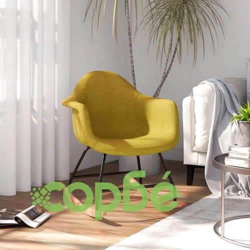 Люлеещ се стол, зелен, текстил ➤ топ цена ➤ sorbe.bg