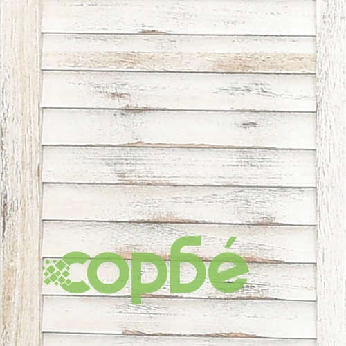 Параван за стая 6 панела антично бяло 215x166 cм дървен масив ➤ топ цена ➤ sorbe.bg