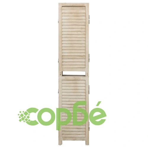 Параван за стая, 4 панела, 140x165 cм, пауловния масив ➤ топ цена ➤ sorbe.bg