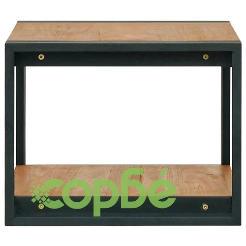 Стенен шкаф за баня, 60x45x35 см, тиково дърво масив ➤ топ цена ➤ sorbe.bg