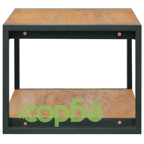 Стенен шкаф за баня, 90x45x35 см, тиково дърво масив ➤ топ цена ➤ sorbe.bg