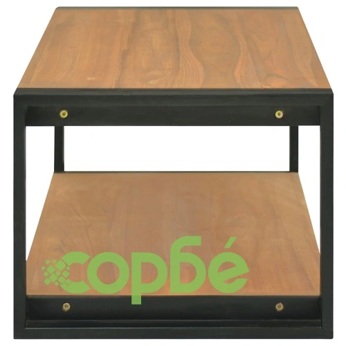 Стенен шкаф за баня, 110x45x35 см, тиково дърво масив ➤ топ цена ➤ sorbe.bg