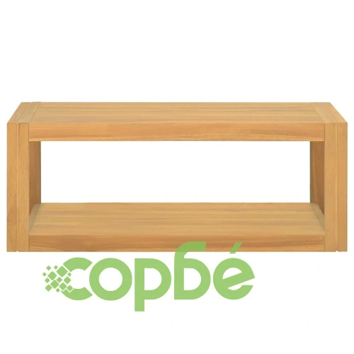 Стенен шкаф за баня, 90x45x35 см, тиково дърво масив ➤ топ цена ➤ sorbe.bg