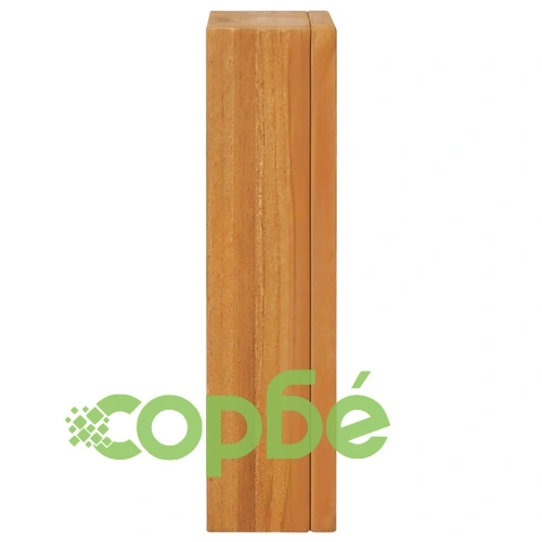 Шкаф с огледало, 30x10x40 см, тиково дърво масив ➤ топ цена ➤ sorbe.bg