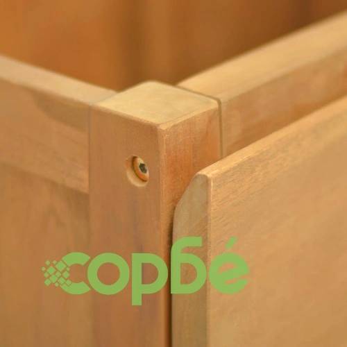 Шкаф за баня, 41x40x75 см, тиково дърво масив ➤ топ цена ➤ sorbe.bg