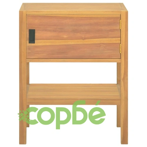 Шкаф за баня, 60x40x75 см, тиково дърво масив ➤ топ цена ➤ sorbe.bg