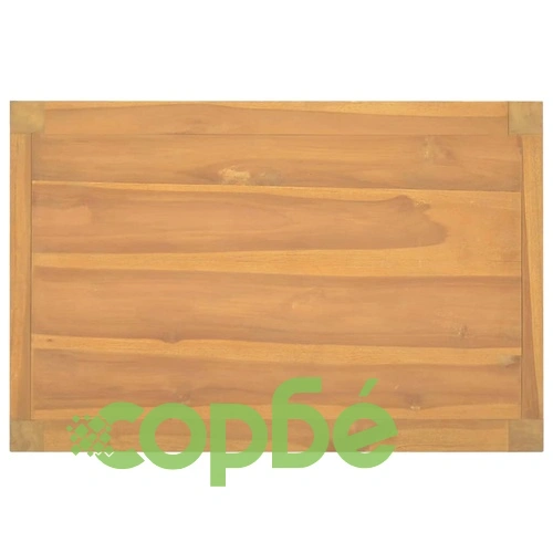 Шкаф за баня, 60x40x75 см, тиково дърво масив ➤ топ цена ➤ sorbe.bg