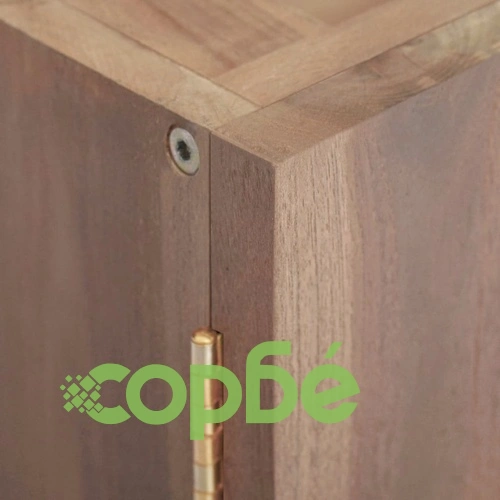 338254  Стенен шкаф за баня, 90x39x40 см, тиково дърво масив ➤ топ цена ➤ sorbe.bg