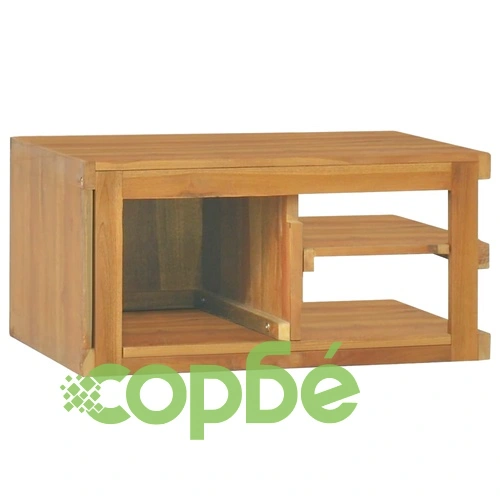 Стенен шкаф за баня, 60x45x30 см, тиково дърво масив ➤ топ цена ➤ sorbe.bg