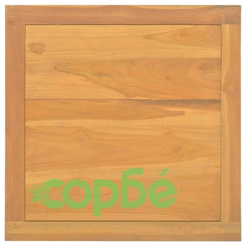 Маса за кафе, 60x60x40 см, тиково дърво масив ➤ топ цена ➤ sorbe.bg