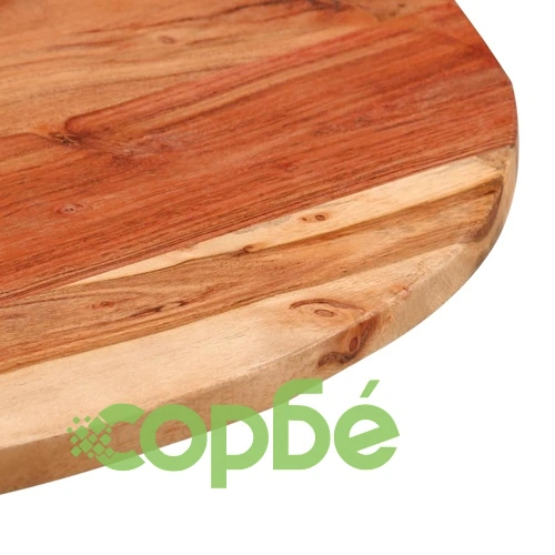 Странична маса, 60x(42-62) cм, акация масив и чугун ➤ топ цена ➤ sorbe.bg