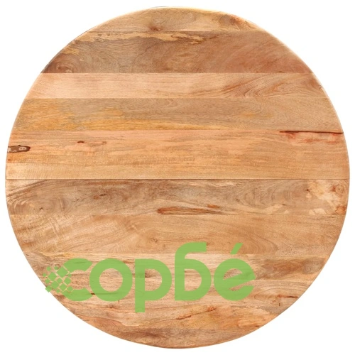 Трапезна маса, 110x78 cм, мангово дърво масив и стомана ➤ топ цена ➤ sorbe.bg