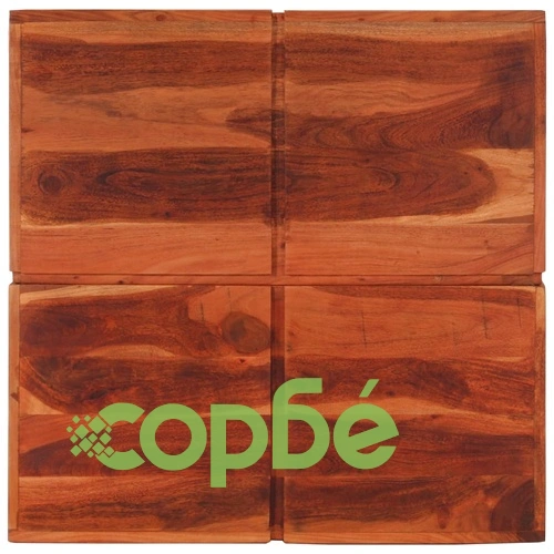 Маса за кафе, 80x80x30 см, акациева дървесина масив ➤ топ цена ➤ sorbe.bg