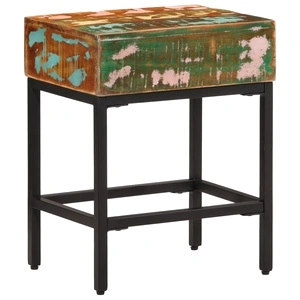 Помощна маса, 40x30x51 см, регенерирано дърво масив