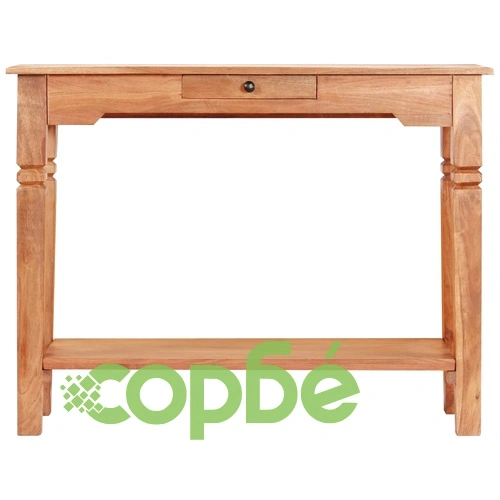 Конзолна маса, 100x40x76 cм, акациево дърво масив ➤ топ цена ➤ sorbe.bg