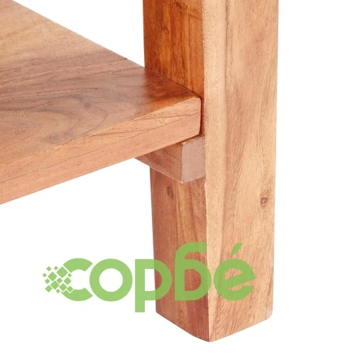 Конзолна маса, 100x40x76 cм, акациево дърво масив ➤ топ цена ➤ sorbe.bg