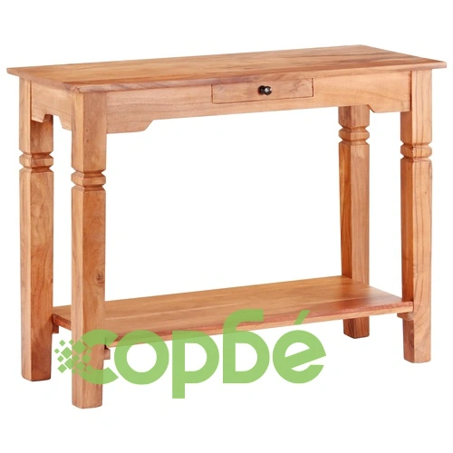 Конзолна маса, 100x40x76 cм, акациево дърво масив ➤ топ цена ➤ sorbe.bg
