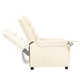 Реклайнер, кремав, изкуствена кожа