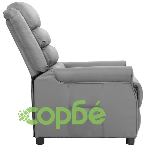 Наклоняем стол, сив, изкуствена кожа ➤ топ цена ➤ sorbe.bg