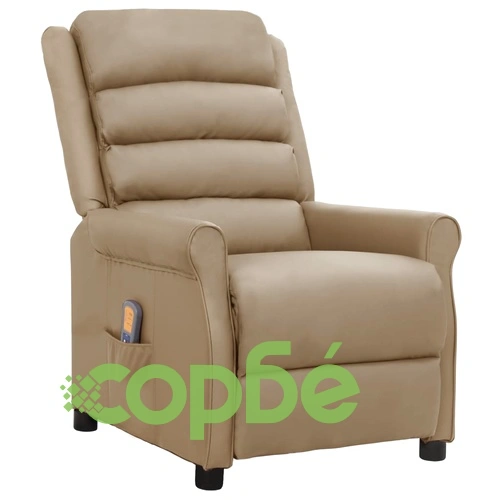 Масажен стол, капучино, изкуствена кожа ➤ топ цена ➤ sorbe.bg