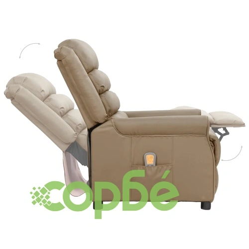 Масажен стол, капучино, изкуствена кожа ➤ топ цена ➤ sorbe.bg