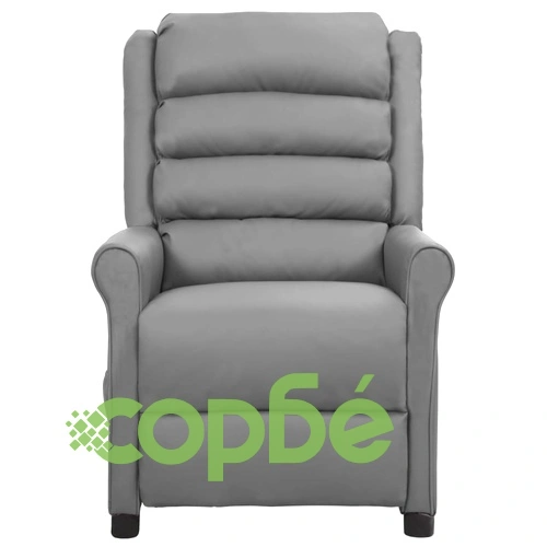 Масажен стол, сив, изкуствена кожа ➤ топ цена ➤ sorbe.bg
