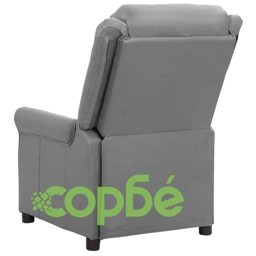 Масажен стол, сив, изкуствена кожа ➤ топ цена ➤ sorbe.bg