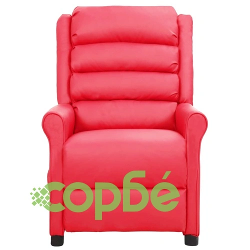 Масажен стол, червен, изкуствена кожа ➤ топ цена ➤ sorbe.bg