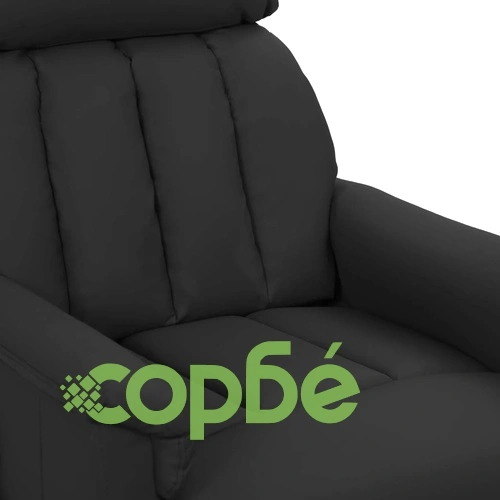 Масажен стол, черен, изкуствена кожа ➤ топ цена ➤ sorbe.bg