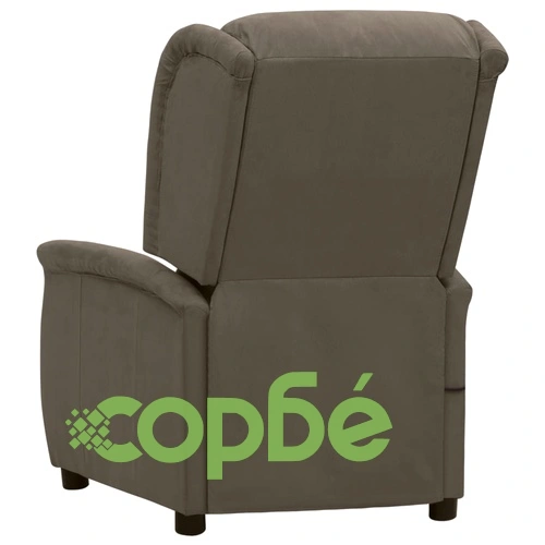 Масажен стол тъмносив микрофибърен плат ➤ топ цена ➤ sorbe.bg