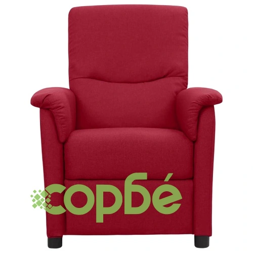 Масажен стол, виненочервен, текстил ➤ топ цена ➤ sorbe.bg